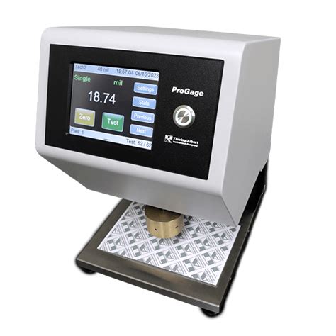 pro gauge thickness tester|thwing progage touch thickness.